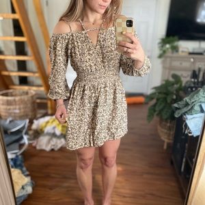 Old navy size small long sleeve dress floral